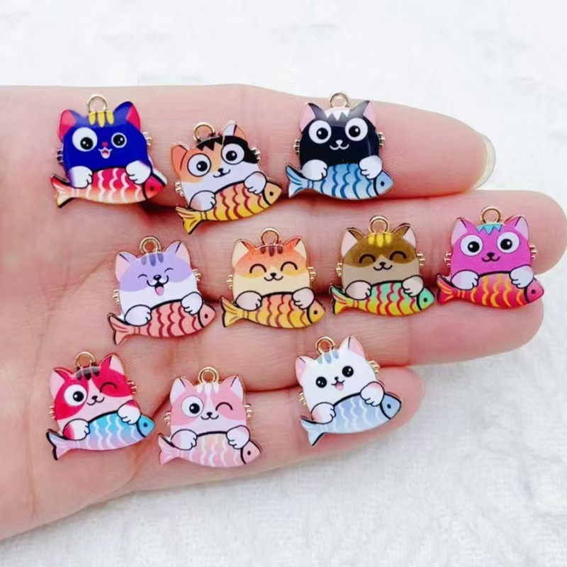 Phone Accessories Cute - 10 шт. трансграничные милые мультяшные подвески