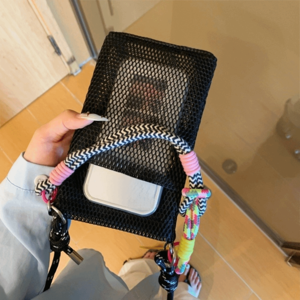 Phone Accessories Cute - Регулируемая сетчатая сумка-чехол для телефона с