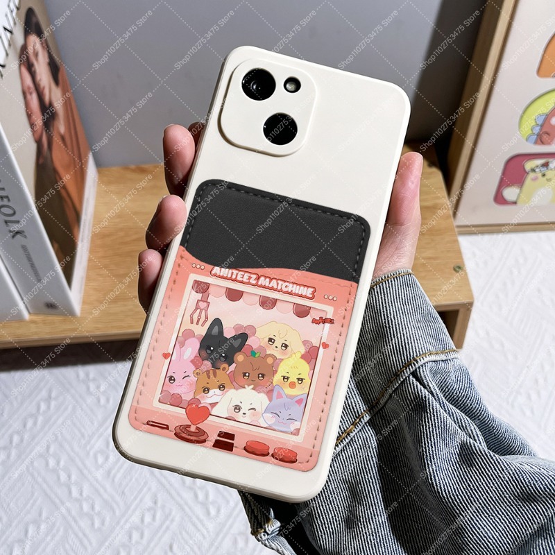Phone Accessories Cute - Креативный ультратонкий кошелек с мультяшным дизайном