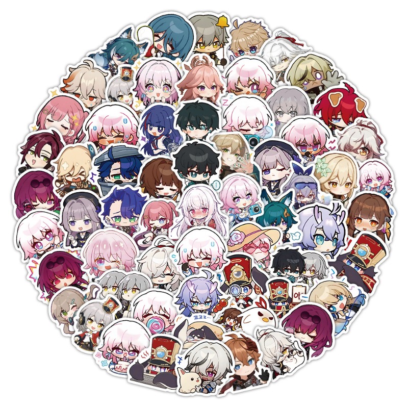 Милые стикеры серии Honkai: St – обзор и цена Phone Accessories Cute