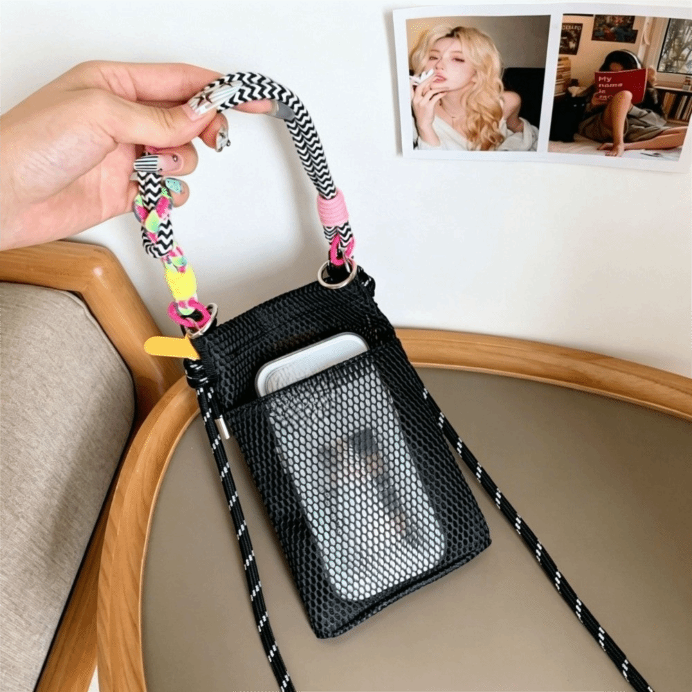 Регулируемая сетчатая сумка-че – обзор и цена Phone Accessories Cute