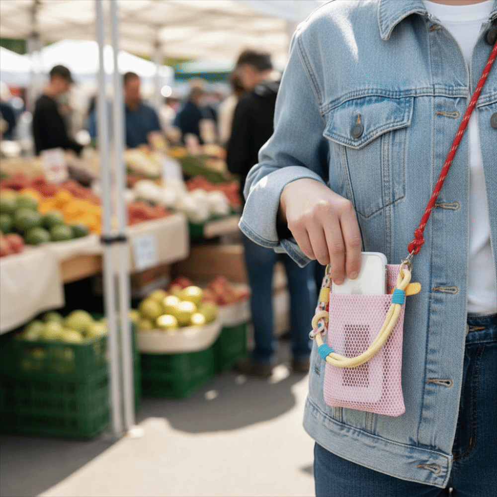 Регулируемая сетчатая сумка-че – обзор и цена Phone Accessories Cute